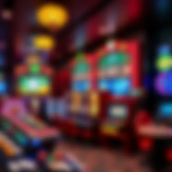 Illustration showcasing various casino games popular among Japanese users.