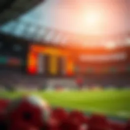 Real-time football score display