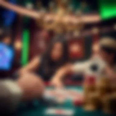 A conceptual image promoting responsible gambling culture in the online casino industry