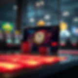 Illustration of a secure online gaming platform