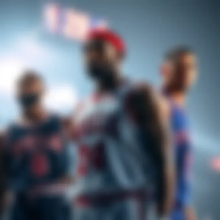 Diverse Scoring Styles of NBA Legends Comparison of different scoring styles of top NBA players.