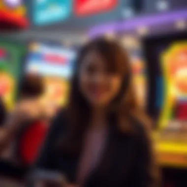 A visually appealing interface of customer support chat for an online casino.