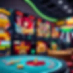 An engaging view of a digital gaming interface showcasing various online casino games.