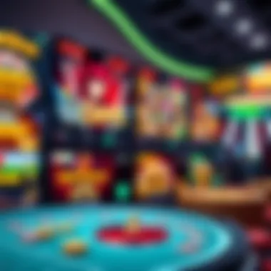 An engaging view of a digital gaming interface showcasing various online casino games.