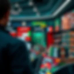 Diverse sports betting options on display