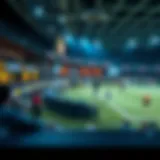 Visual representation of a sports betting environment
