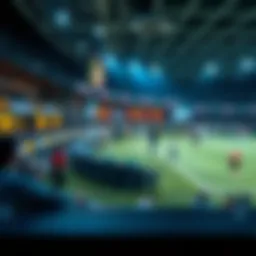 Visual representation of a sports betting environment