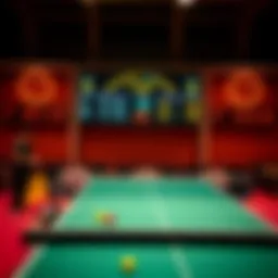 Real-time table tennis score display