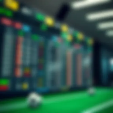 Betting Platform Interface Visual representation of a betting platform interface