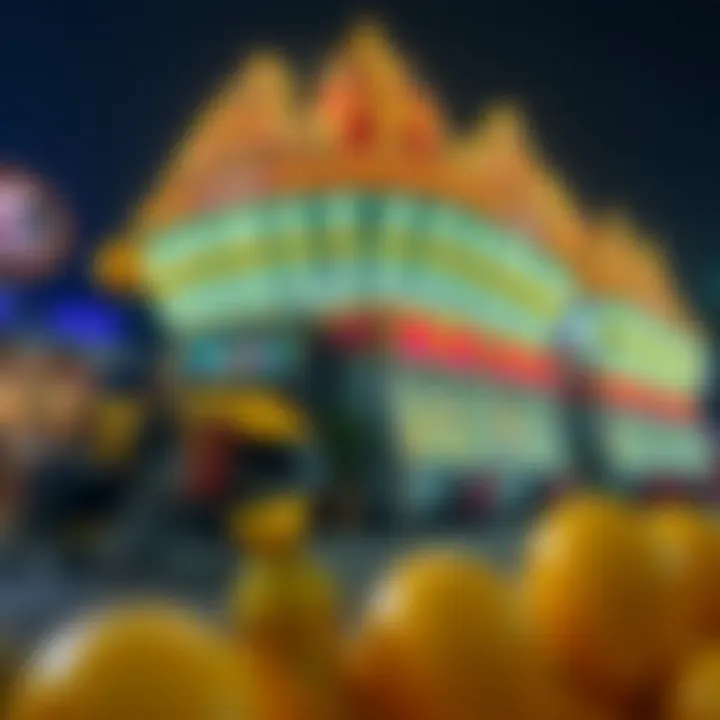 Visual illustrating the unique features of Temple Tumble Megaways