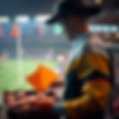 A visual representation of responsible betting information related to live sports events