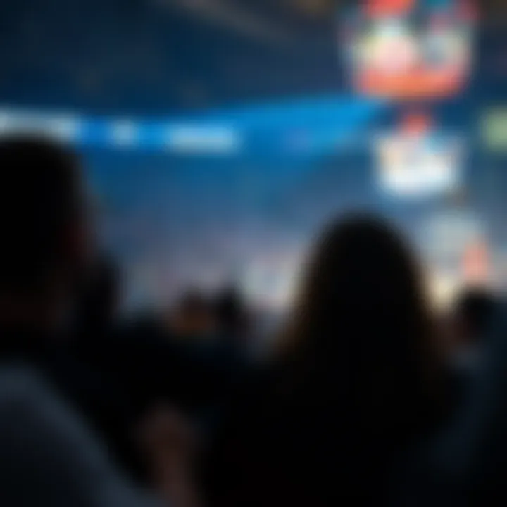 Fan engagement during a Timberwolves game