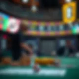 Conceptual illustration of international betting odds