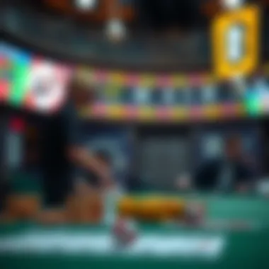 Conceptual illustration of international betting odds