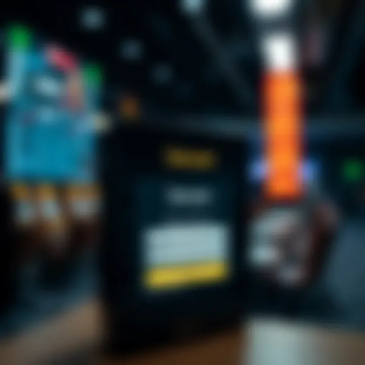 Illustration showing a secure registration form