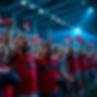 Twente Fans Celebrating A captivating moment of Twente fans celebrating a goal