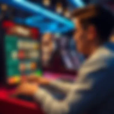 User Experience in Online Bingo A user navigating an online bingo platform, highlighting user experience.