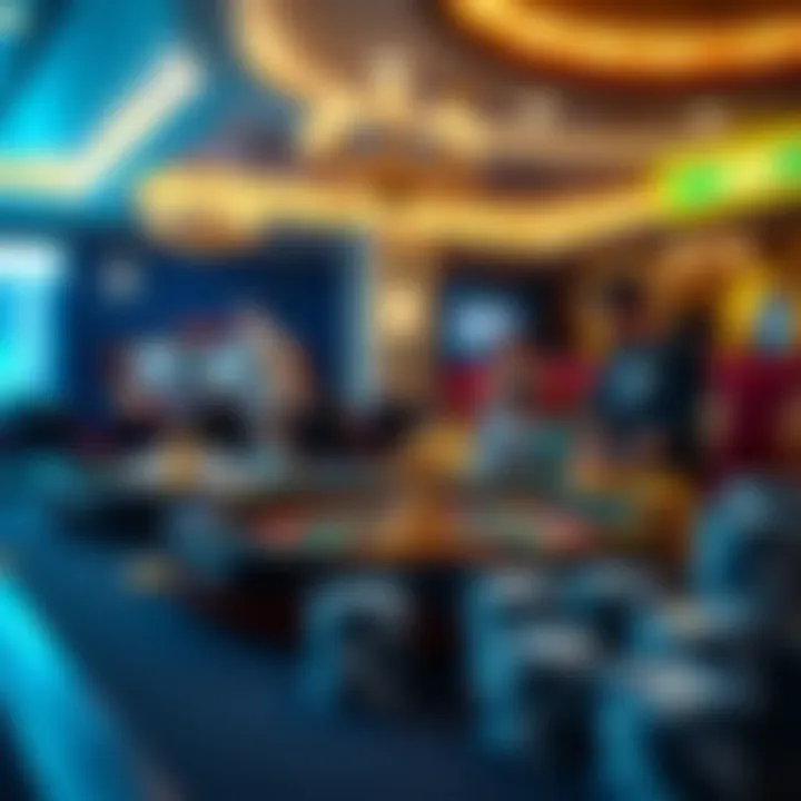 Variety of online casino games available