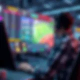 Virtual betting site interface showcasing user engagement