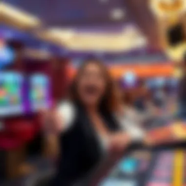 Casino games showcasing excitement