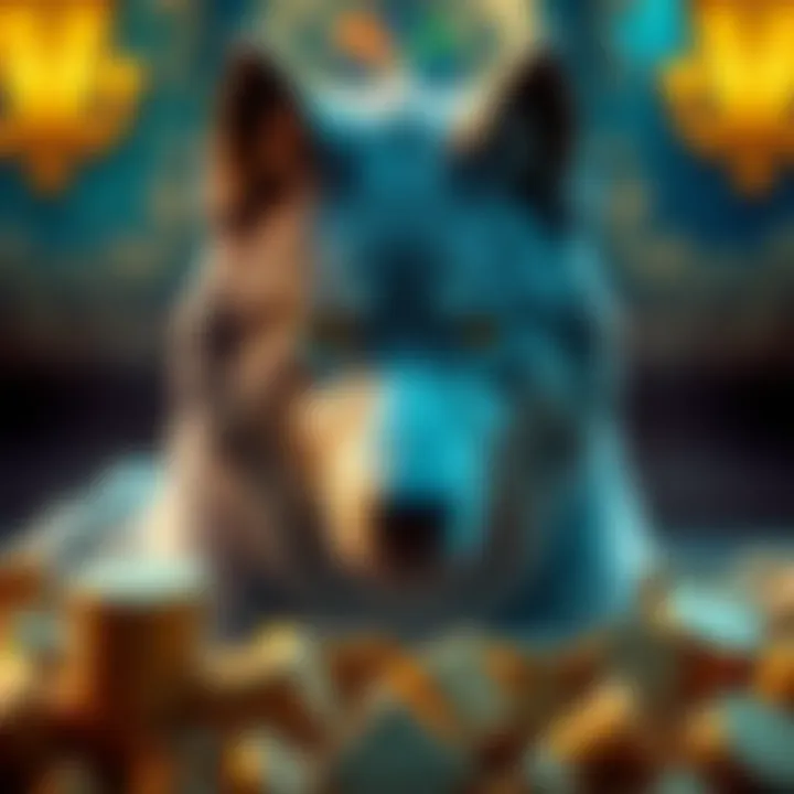 Symbolic representation of Wolf Gold game mechanics